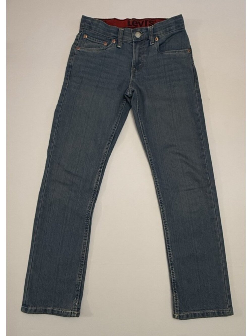 Levi’s 511 Slim Boys Jeans Size 10 Regular Blue Stretch Denim Youth Kids
